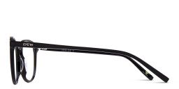 Shop EYE'M Round Eyeglasses in Black online.