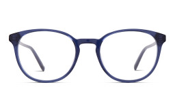 EYE'M Round Eyeglasses in Blue – Product Photo 1
