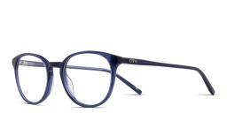 EYE'M Round Eyeglasses in Blue – Product Photo 5