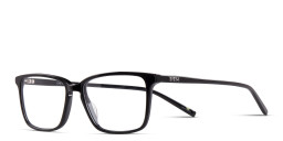 Shop EYE'M Square Eyeglasses in Black online.