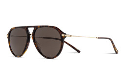 EYE'M Aviator Sunglasses in Havana – Product Photo 5