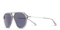 EYE'M Aviator Sunglasses in Grey – Product Photo 5
