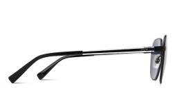 Shop EYE'M Irregular Sunglasses in Black online.