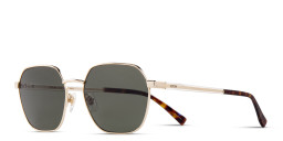 EYE'M Irregular Sunglasses in Gold – Product Photo 5