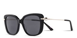 EYE'M Square Sunglasses in Black – Product Photo 5