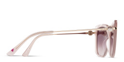 EYE'M Square Sunglasses in Nude – Product Photo 4