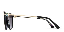 EYE'M Cat-Eye Sunglasses in Black – Product Photo 3