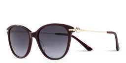 EYE'M Cat-Eye Sunglasses in Red – Product Photo 5