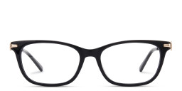 EYE'M Rectangle Eyeglasses in Black – Product Photo 1