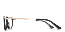 EYE'M Rectangle Eyeglasses in Black – Product Photo 2