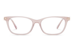 EYE'M Rectangle Eyeglasses in Nude – Product Photo 1
