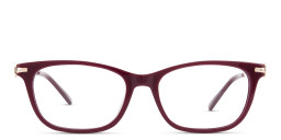 EYE'M Rectangle Eyeglasses in Red – Product Photo 1