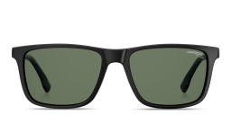 Shop Carrera Clip-On Rectangle Eyeglasses in Black online.