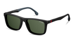 Shop Carrera Clip-On Rectangle Eyeglasses in Black online.