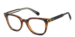 Polaroid Square Eyeglasses in Havana – Product Photo 2