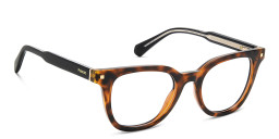 Polaroid Square Eyeglasses in Havana – Product Photo 3