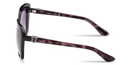 Shop Guess G Logo Oversized Square Sunglasses in Black online.