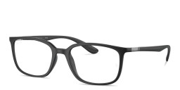 Ray-Ban Optics Unisex Pillow Eyeglasses in Shiny Black – Product Photo 2