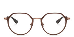Shop Ray-Ban Junior Jack Optics Kids Irregular Eyeglasses in Brown online.