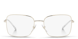 Shop Vogue Eyewear Rectangle Eyeglasses in Gold online.