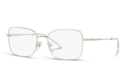 Shop Vogue Eyewear Rectangle Eyeglasses in Gold online.