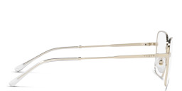 Shop Vogue Eyewear Rectangle Eyeglasses in Gold online.