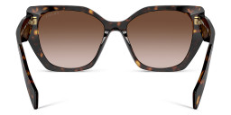 Shop PRADA Pillow Sunglasses in Tortoise online.