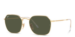 Ray-Ban Jim Unisex Irregular Sunglasses in Gold – Product Photo 2