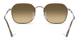 Ray-Ban Jim Unisex Irregular Sunglasses in Havana On Gunmetal – Product Photo 4