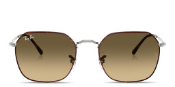 Shop Ray-Ban Jim Unisex Irregular Sunglasses in Havana On Gunmetal/Brown Vintage Gradient Black online.