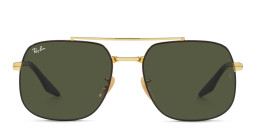 Ray-Ban Unisex Square Sunglasses in Black – Product Photo 1