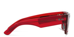 Shop Ray-Ban Unisex Square Sunglasses in Red online.