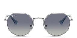 Ray-Ban Junior Jack Kids Irregular Sunglasses in Silver – Product Photo 1