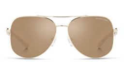 Michael Kors Chianti Pilot Sunglasses in Gold – Product Photo 1