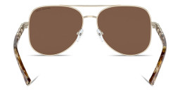 Michael Kors Chianti Pilot Sunglasses in Gold – Product Photo 4