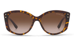 Michael Kors Irregular Sunglasses in Tortoise – Product Photo 1