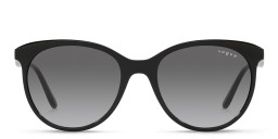 Vogue Eyewear Oversized Round Sunglasses in Black – Product Photo 1