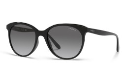 Vogue Eyewear Oversized Round Sunglasses in Black – Product Photo 2