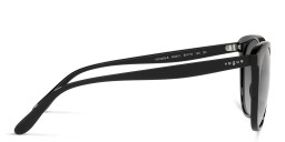 Vogue Eyewear Oversized Round Sunglasses in Black – Product Photo 3