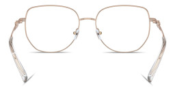 Michael Kors Belleville Square Eyeglasses in Rose Gold – Product Photo 4