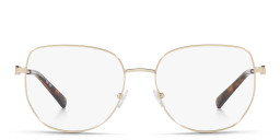 Michael Kors Square Eyeglasses in Gold – Product Photo 1