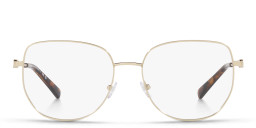 Michael Kors Square Eyeglasses in Gold – Product Photo 1