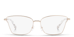 Michael Kors Rectangle Eyeglasses in Rose Gold – Product Photo 1