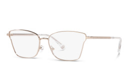 Michael Kors Rectangle Eyeglasses in Rose Gold – Product Photo 2