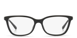 Michael Kors Rectangle Eyeglasses in Matte Black – Product Photo 1
