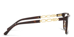 Michael Kors Rectangle Eyeglasses in Havana – Product Photo 3