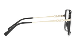 Michael Kors Dolonne Oversized Square Eyeglasses in Black – Product Photo 3