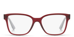 Vogue Eyewear Square Eyeglasses in Red – Product Photo 1