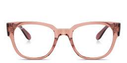 Ray-Ban Optics Unisex Square Eyeglasses in Pink – Product Photo 1