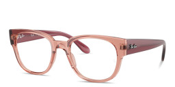 Ray-Ban Optics Unisex Square Eyeglasses in Pink – Product Photo 2